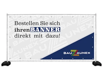 Personalisierter Bauzaunbanner (3.41 x 1.76m)